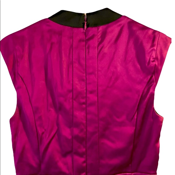 💜🖤 Le Chateau Purple & Black Cocktail Dress - Size S 💜🖤 - Picture 6 of 7